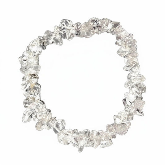 Clear Quartz Chip Bracelet ~ Amplify/Manifest