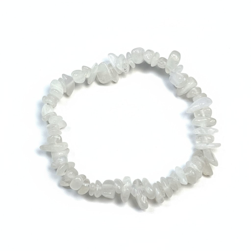 Rainbow Moonstone Chip Bracelet
