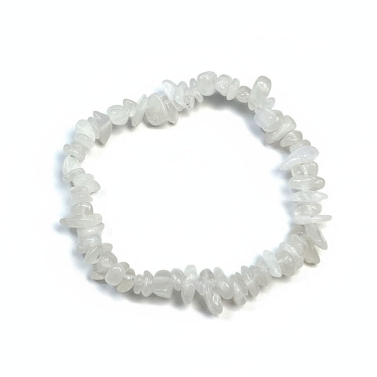 Rainbow Moonstone Chip Bracelet