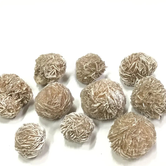 Desert Rose/ Selenite Crystal Tumble ~ Boosts Self Confidence & Mental Clarity Large Tumbles
