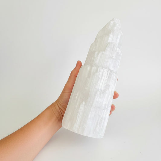 Selenite Lamp 20 - 25cm