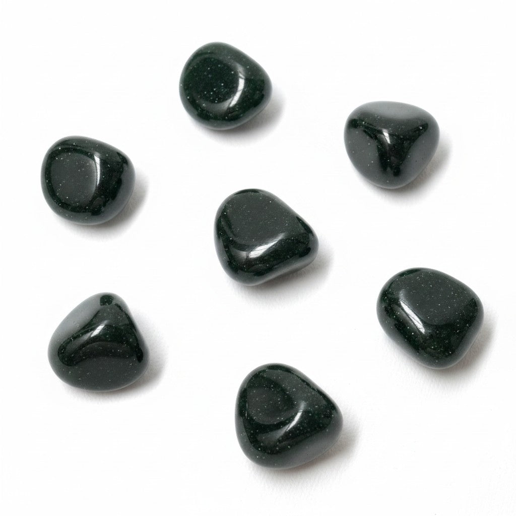 Green Goldstone Tumbled Crystals ~ Attracts Abundance Energy & Heart Healer