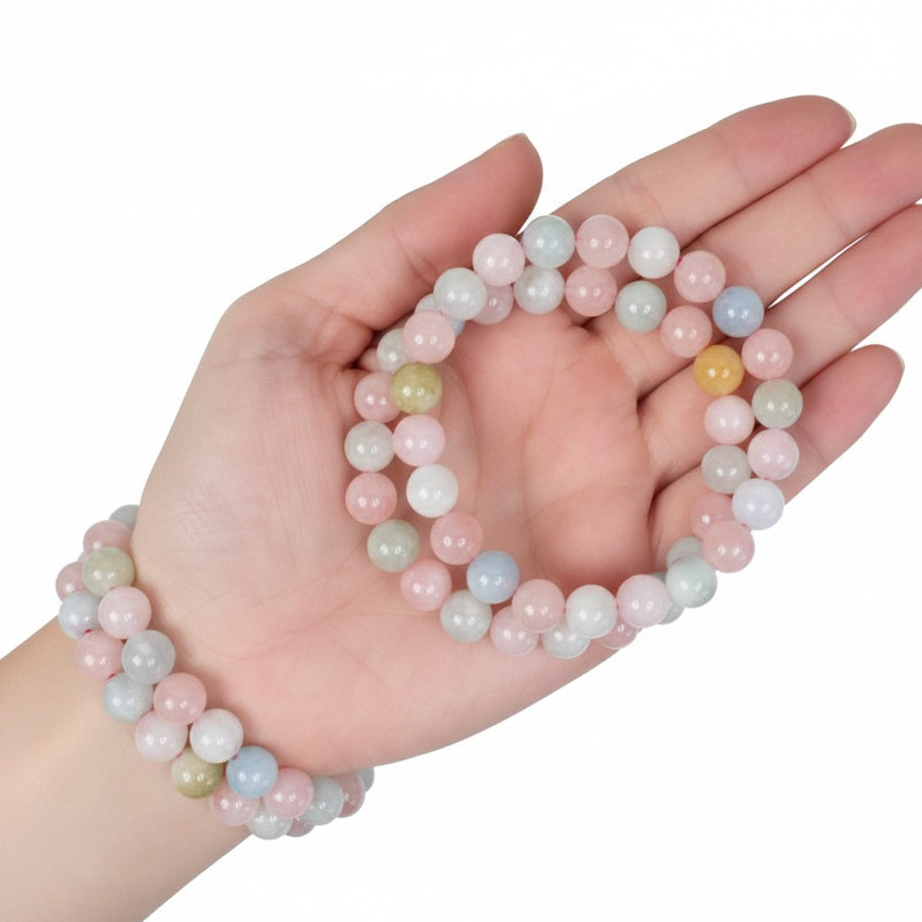 Mixed Beryl Bead Bracelet