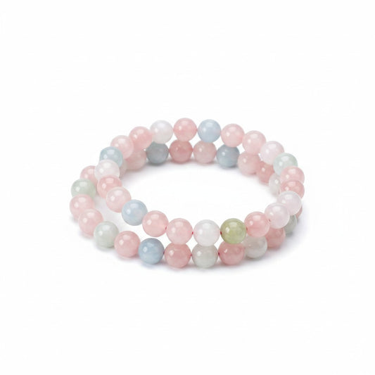 Mixed Beryl Bead Bracelet