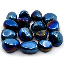 Titanium Cobalt Aura Tumblestone