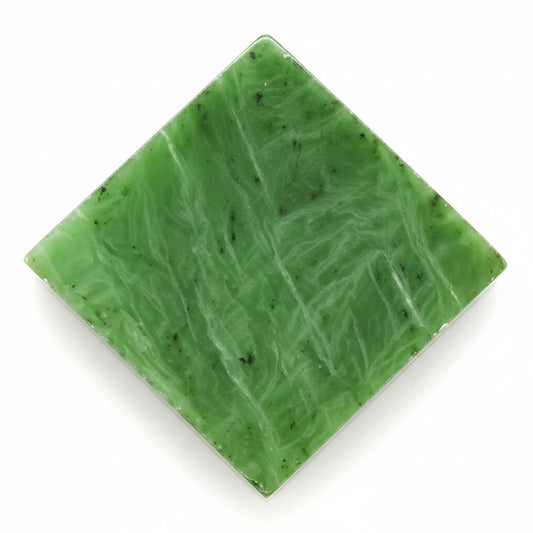 Nephrite Jade Crystal Slab