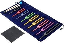 Solfeggio Tuning Healing Alloy Fork Set