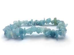 Aquamarine Chip Bracelet