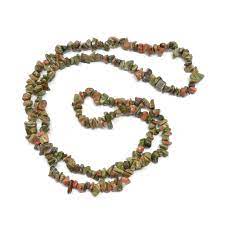 Unakite Chip Necklaces