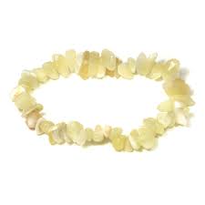 Yellow Calcite Chip Bracelet