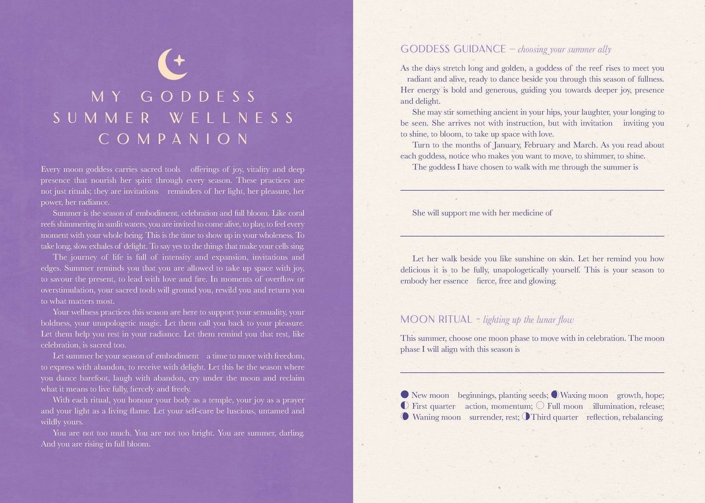 2027 Moon Goddess Diary - Southern Hemisphere