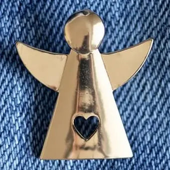 Little Angel Sentiment Pin Badge