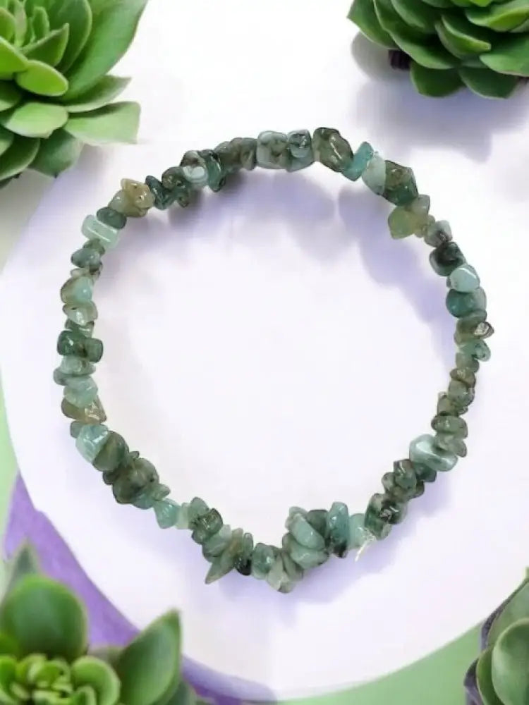 Emerald Crystal Chip Bracelets Chip