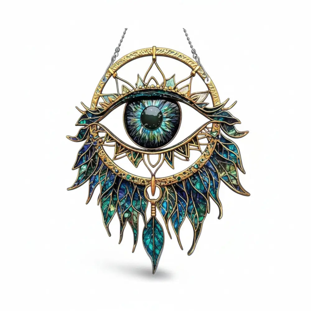 Evil Eye Wall Hanging on Chain wall hanging