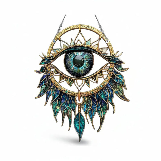 Evil Eye Wall Hanging on Chain wall hanging