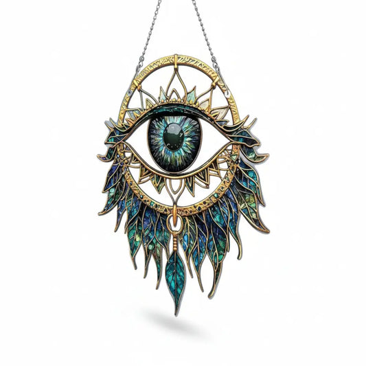 Evil Eye Wall Hanging on Chain wall hanging