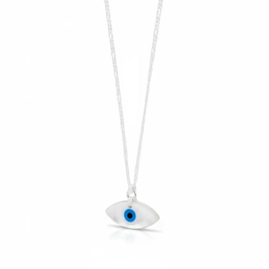 Eye of Horus Necklace in Silver Pendant