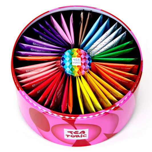 Energising Selection Round Tin - 40 Energising Gourmet Tea +