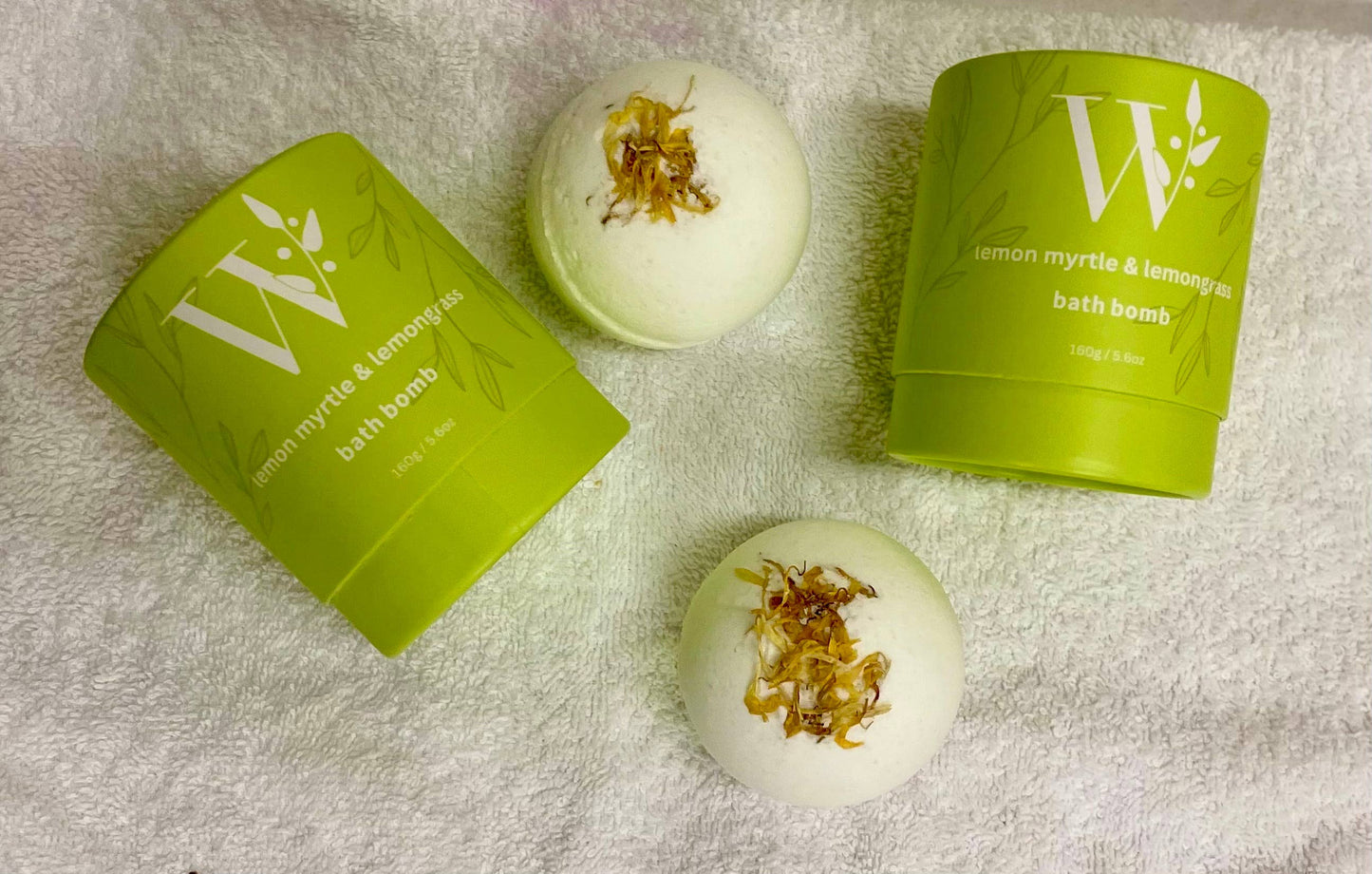 Bath Bombs - rounds: Rose geranium