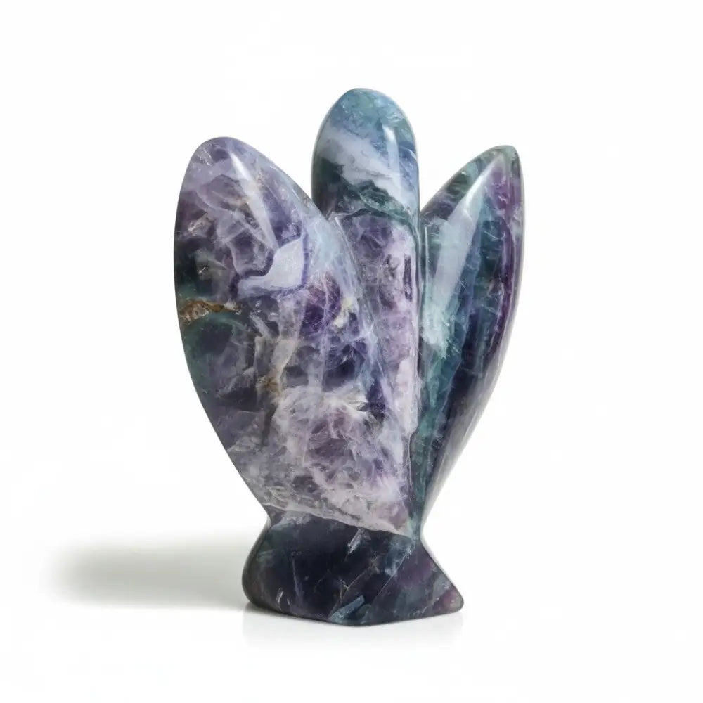 Fluorite Crystal Carved Angel Crystal Angel