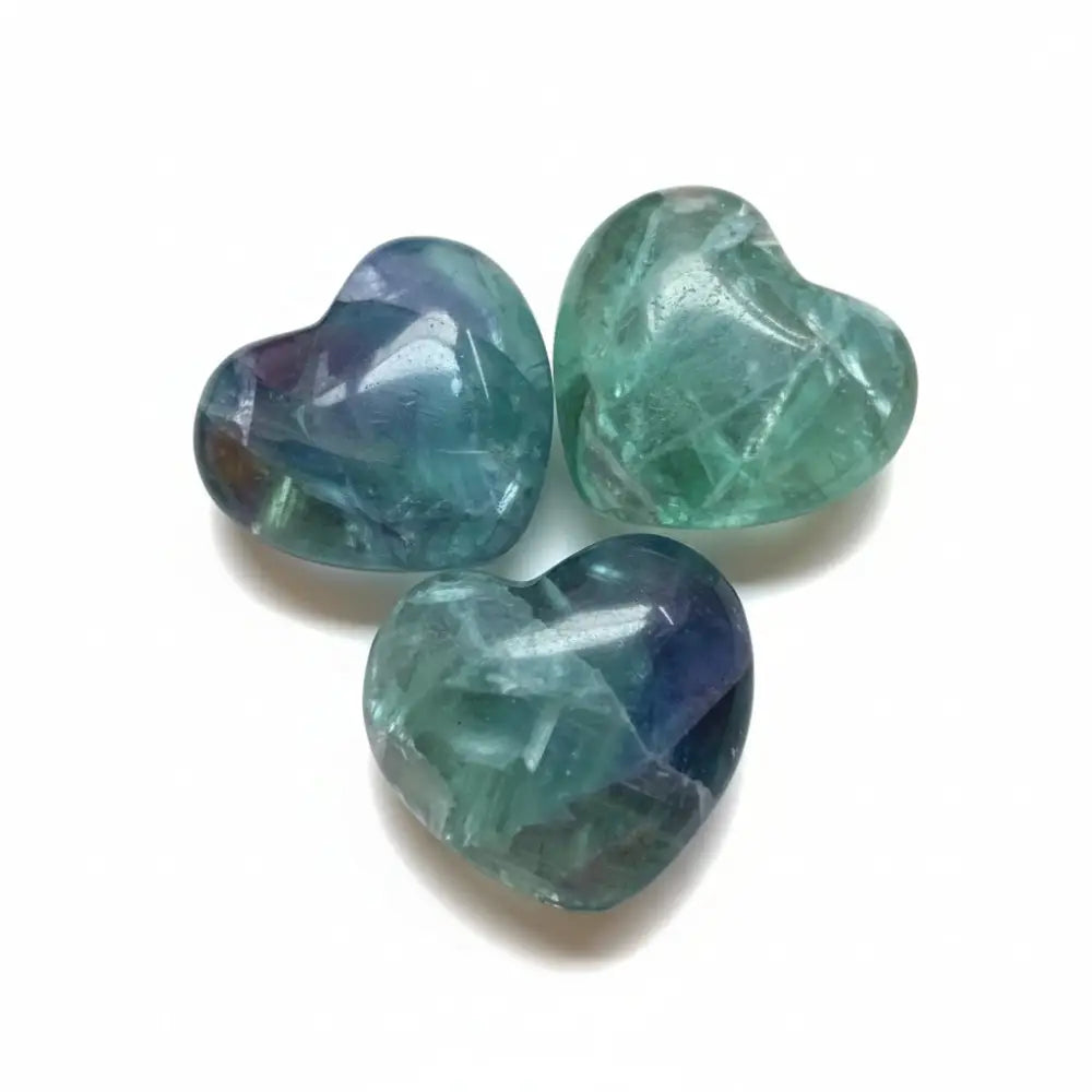 Fluorite Crystal Hearts Crystal Heart