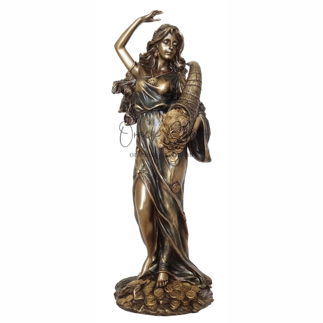 Fortuna Goddess of Fortune Bronze Statue