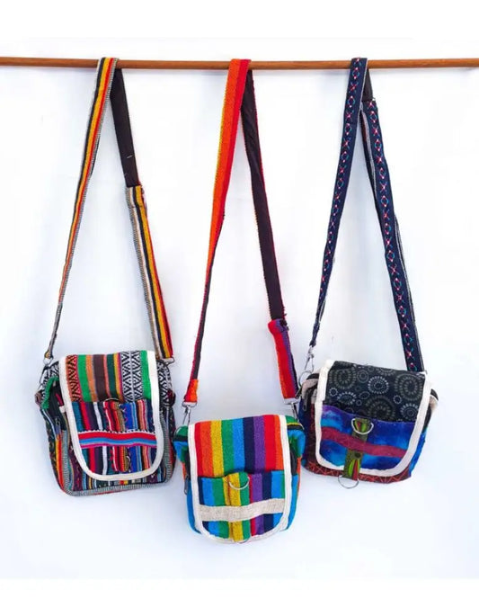 GHERI COTTON & HEMP PASSPORT BAGS Bag