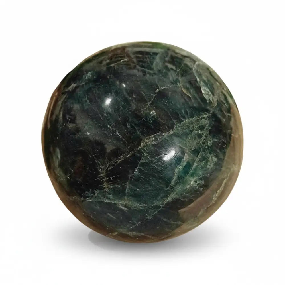 Green Apatite Sphere 001 Crystal sphere