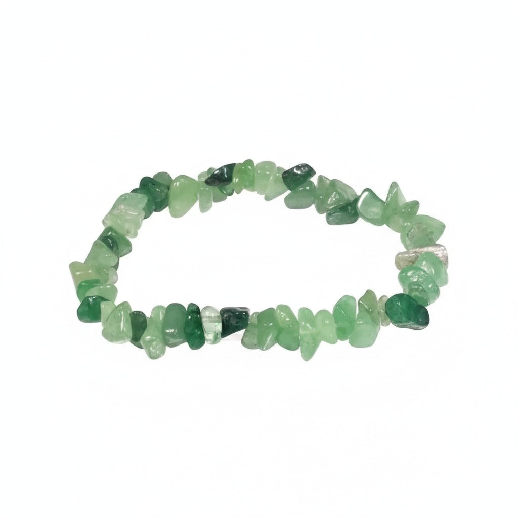 Green Aventurine Crystal Chip Bracelet