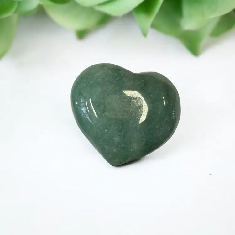 Green Aventurine Crystal Heart Crystal Heart