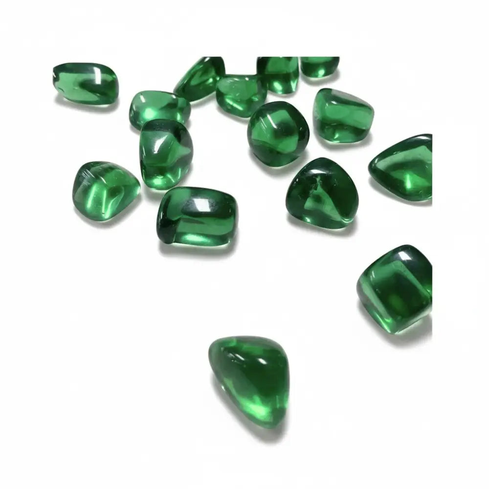 Green Obsidian/ Helenite Crystal Tumble ~ Supports New Starts & Tenacity Crystal tumble