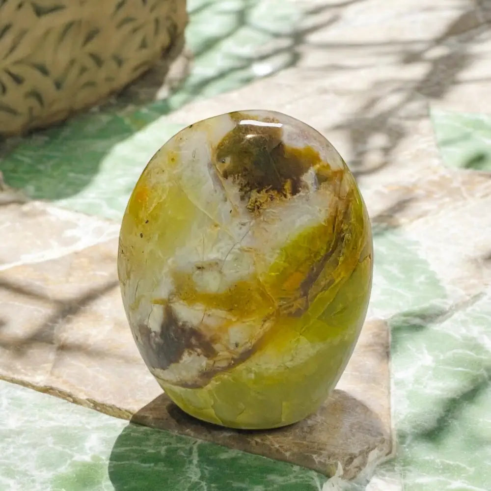 Green Opal Freeform 001 freeform crystal