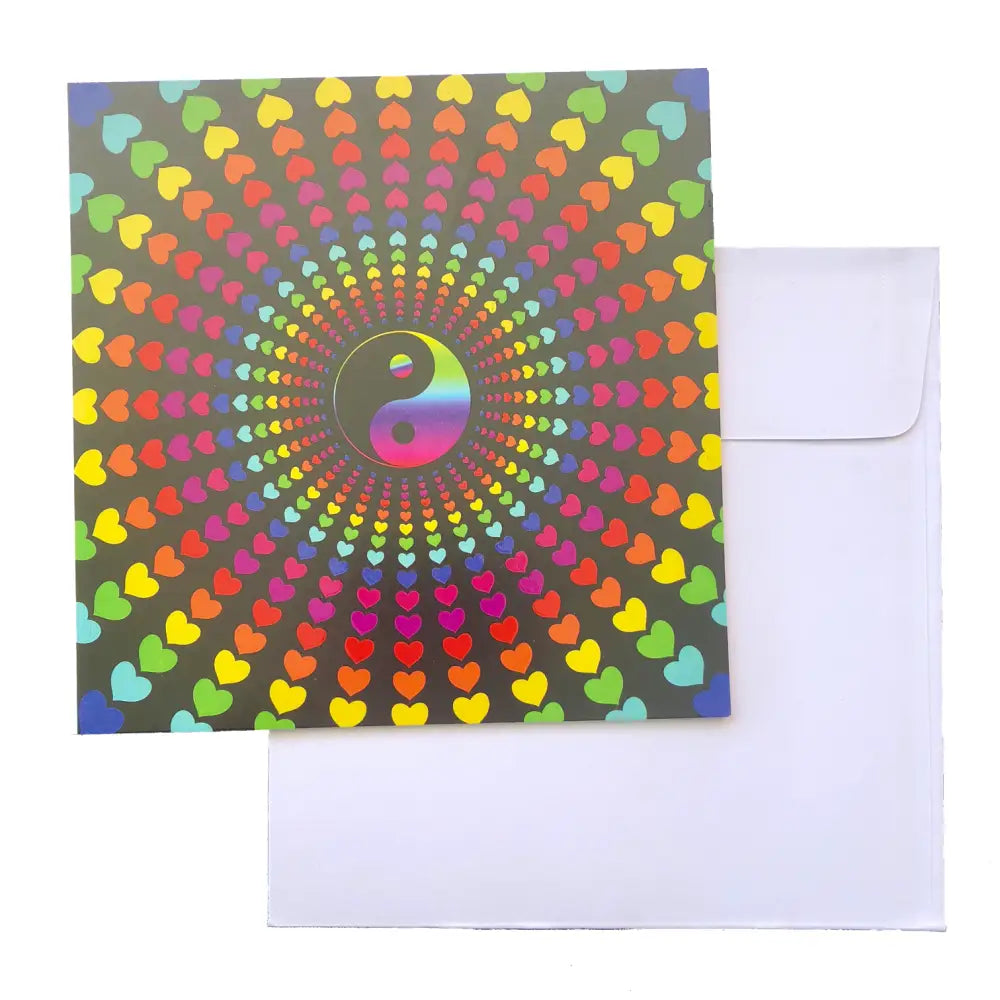 Greeting Cards YIN YANG HEARTS greeting cards