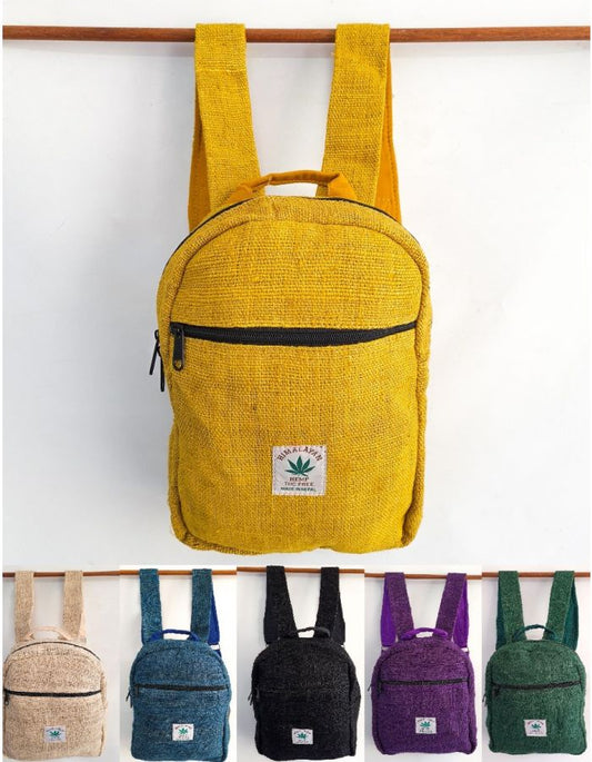 Organic Hemp Backpack Tibetan ~ Eco Friendly Bag