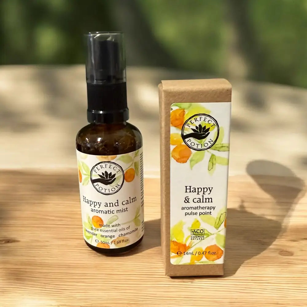 Happy and Calm Aromatherapy Roll On - Made with Pure Essential Oils roll on