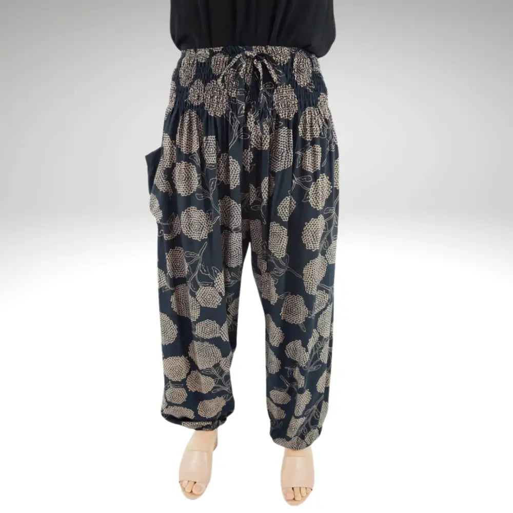 Harem Marigold Pants Black Pants