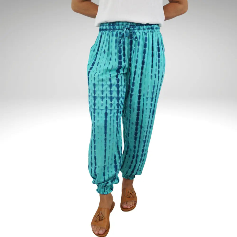 Harem Pant Gypsy Crackle Tie Dye harem pant