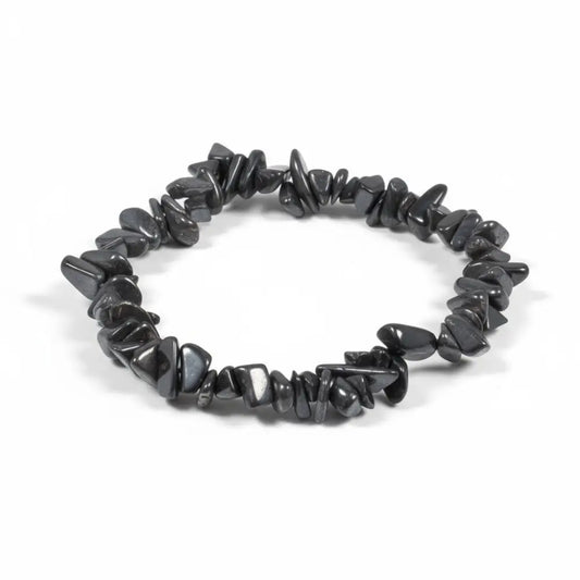 Hematite Crystal Chip Bracelet Bracelets