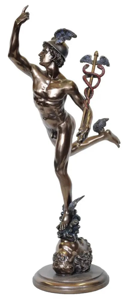 Hermes / Mercury Bronze Statue Statue