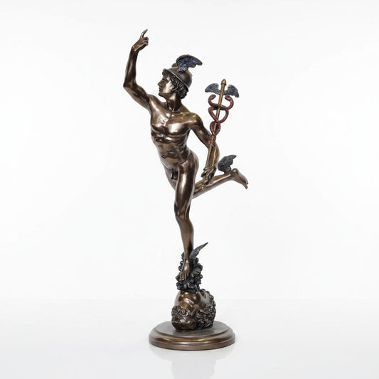 Hermes / Mercury Bronze Statue