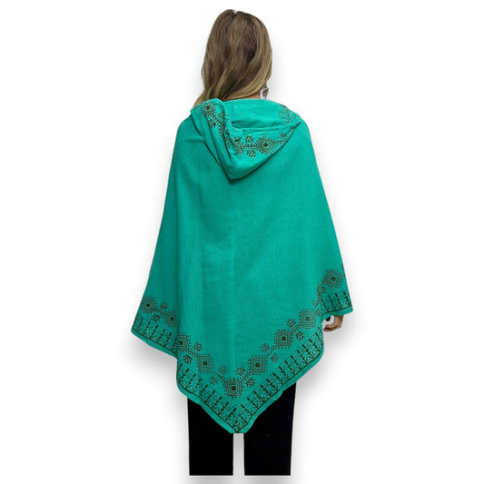 Aura Soul Hemp Triangle Poncho