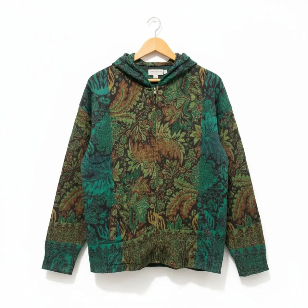 Hooded Jacket Zipped Tibetan Wool jacket