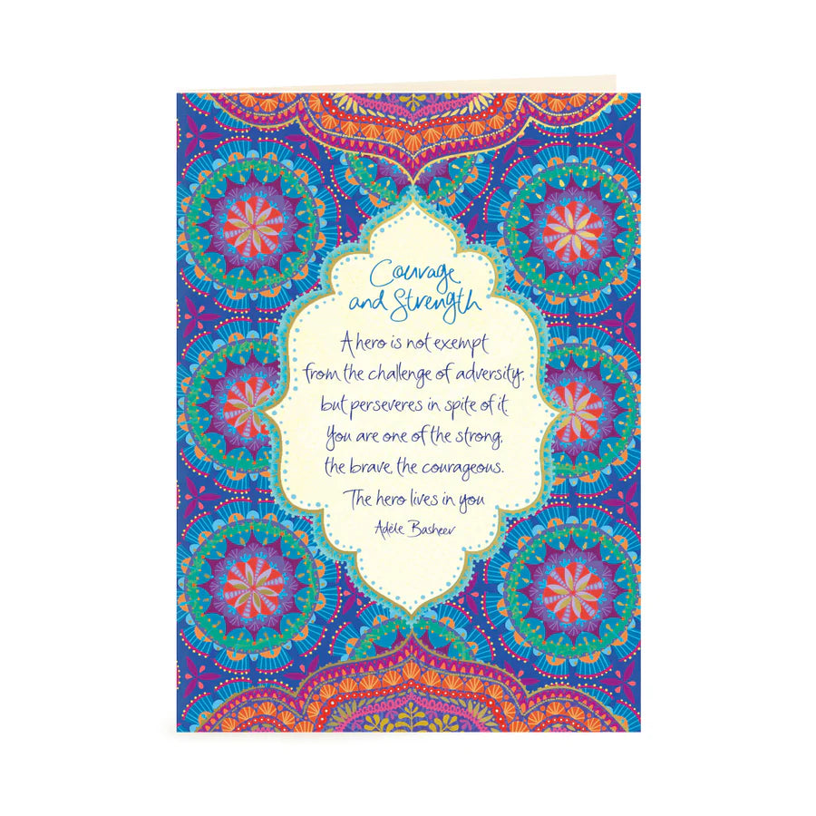 Courage and Strength Greeting Card
