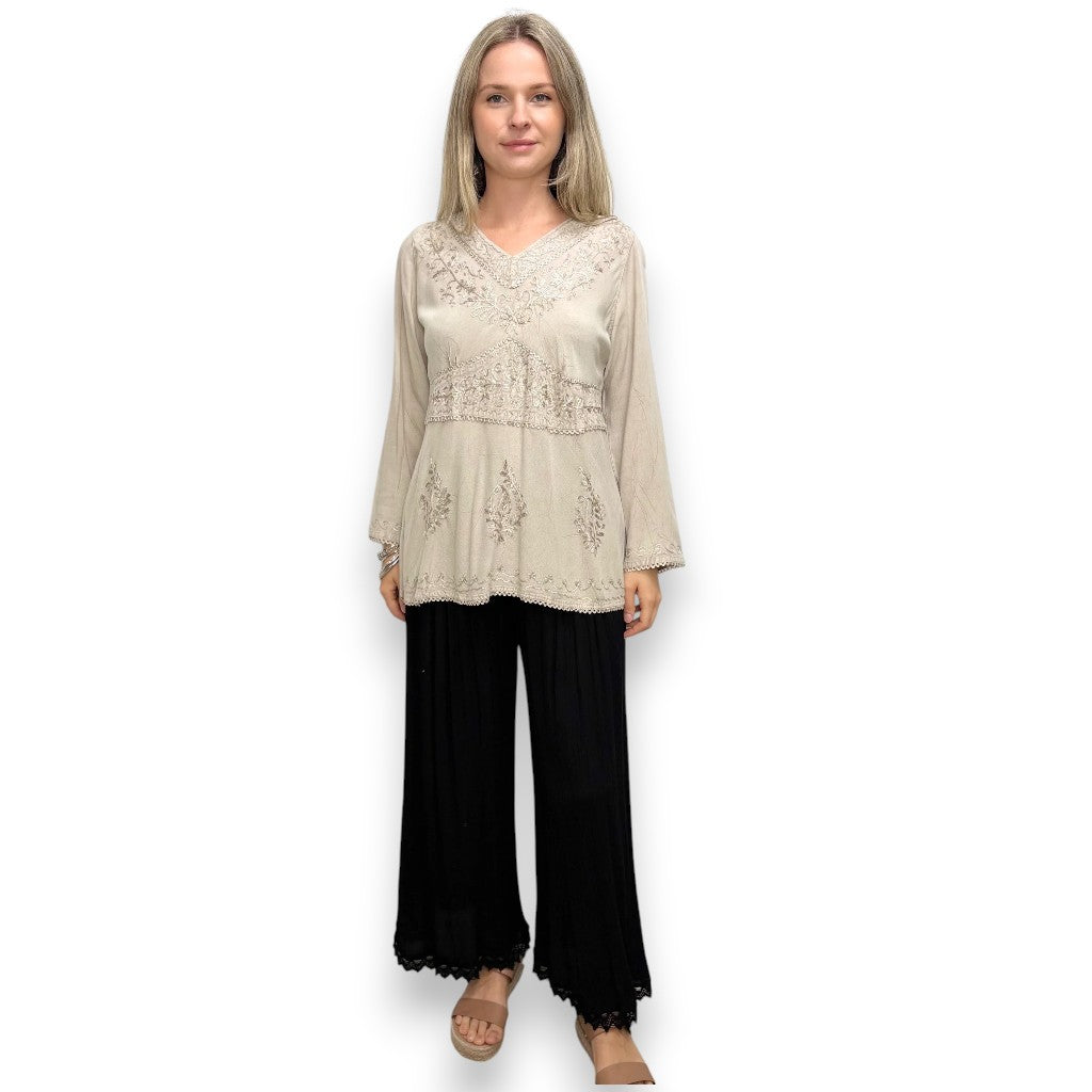 Wild Soul Embroidered Blouse