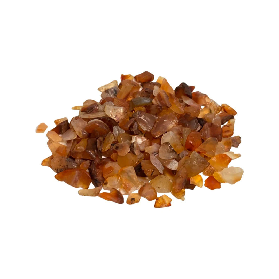 Carnelian Crystal Chips ~ Confidence/ Vitality