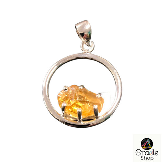 ABUNDANT Citrine Pendant SS