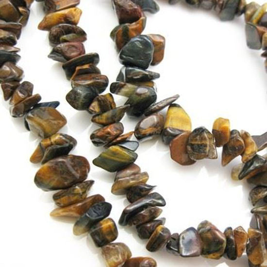 Tiger Eye Chip Necklace