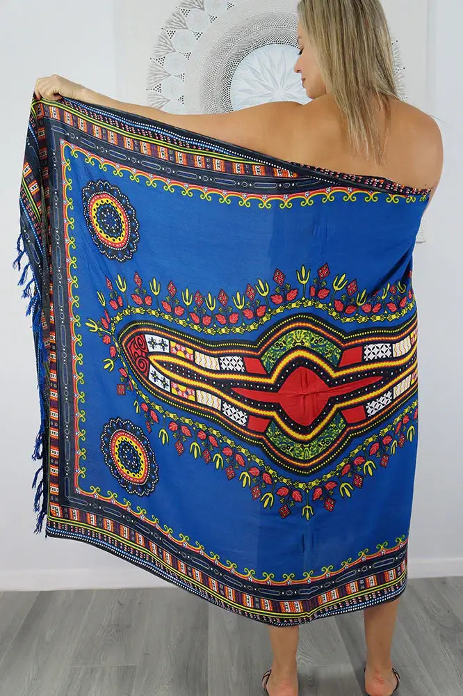 Inca Sarong Blue Sarong