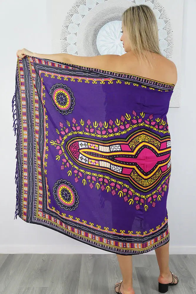 Inca Sarong Purple Sarong