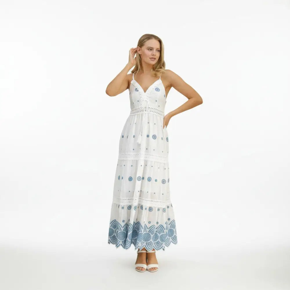 Isabella White Boho Dress Dresses